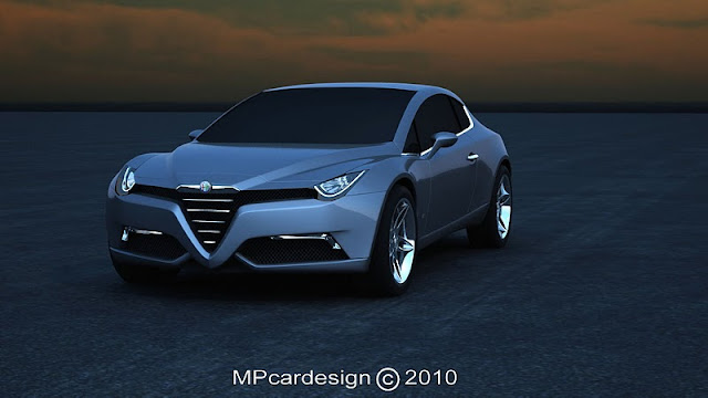 2011 alfa romeo sports coupe concept front angle view 2011 Alfa Romeo Sports Coupe