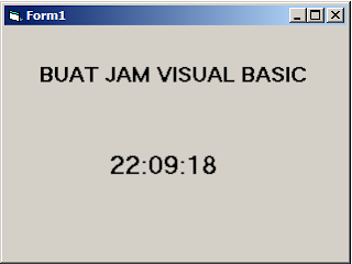 Cara Membuat Jam Digital di Visual Basic