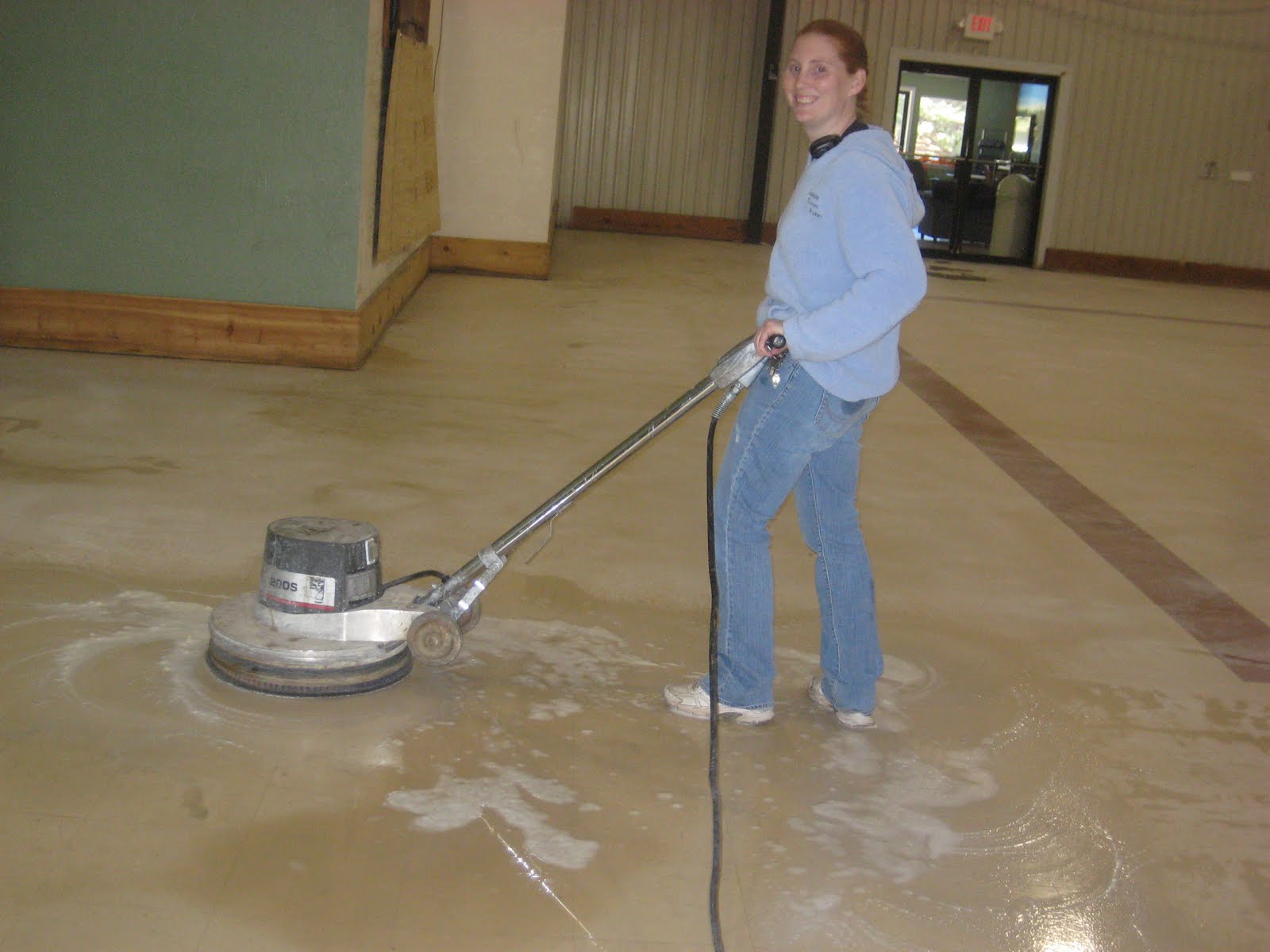 Created for His Glory: Stripping and Waxing Gym Floor