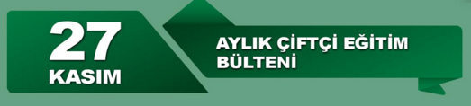 Konya Büyükşehir Belediyesi Tarımsal Eğitimleri