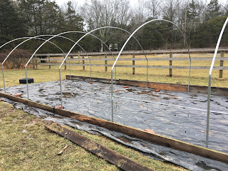 assembling the greenhouse