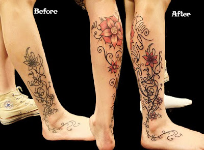 Beauty of Flower Tattoo Designs 2011