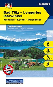 Outdoorkarte 04 Bad Tölz - Lenggries, Isarwinkel 1 : 35.000: Wandern, Rad, Langlauf, Skitouren. Jachenau, Kochel, Walchensee (Kümmerly+Frey Outdoorkarten Deutschland)