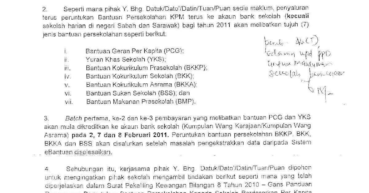 Surat Rasmi Permohonan Pertukaran Kelas - FRasmi