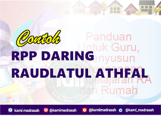 Contoh RPP RA Pembelajaran Dari Rumah (Daring)