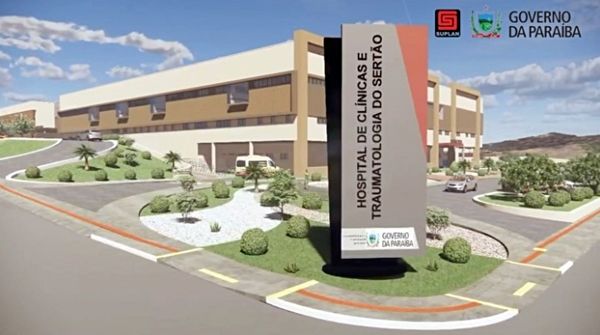 Vídeo mostra como ficará Hospital de Trauma do Sertão, que será construído em Patos; obra começa nas próximas semanas