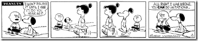 Peanuts 1955-11-17 - Snoopy as Violet