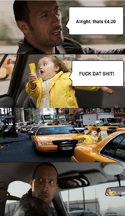 Little Girl In Cab - Fck That Shit