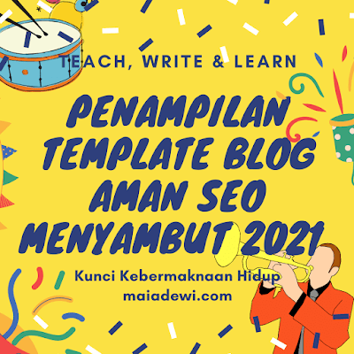 Penampilan Tempate Blog Aman SEO