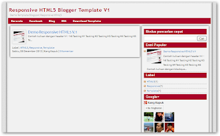 Free Download Template Responsive HTML5 V.1