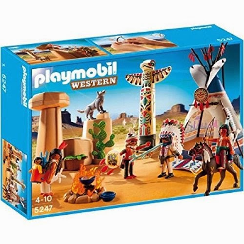 Playmobil Oeste - Campamento indio con tótem (5247)