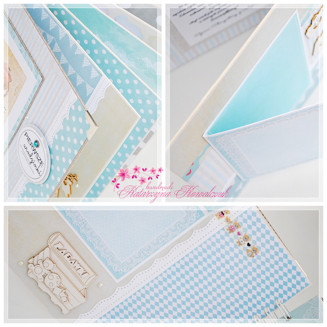 album na pierwsze urodziny scrapbooking