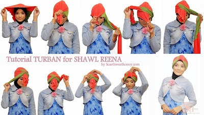 Cara Memakai Jilbab Turban REENA Style