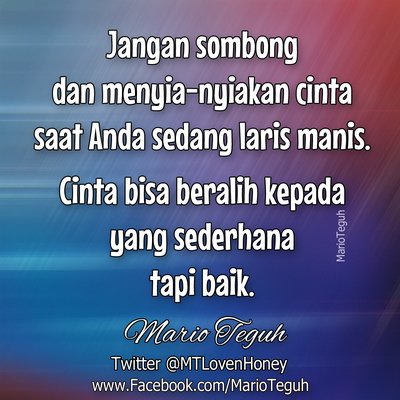 165 Kata Bijak Mario Teguh Tentang Kehidupan