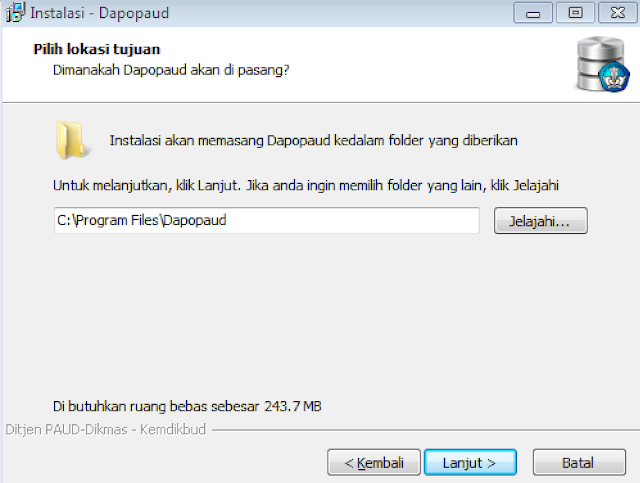  jikalau sebelumnya belum pernah instalasi aplikasi dapodik paud Cara Instalasi Aplikasi Dapodik PAUD Dikmas Versi Baru