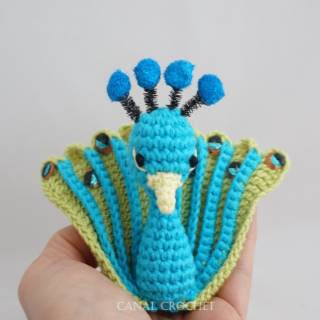 PATRON GRATIS PAVO REAL AMIGURUMI 29374