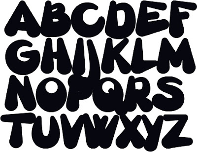 Graffiti Letters font, Graffiti Alphabet A-Z