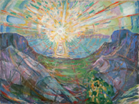 Le Soleil, 1910-13, Huile sur toile, 162 x 205 cm, © Munch Museum / Munch-Ellingsen Group / BONO 2011, © Adagp, Paris 2011