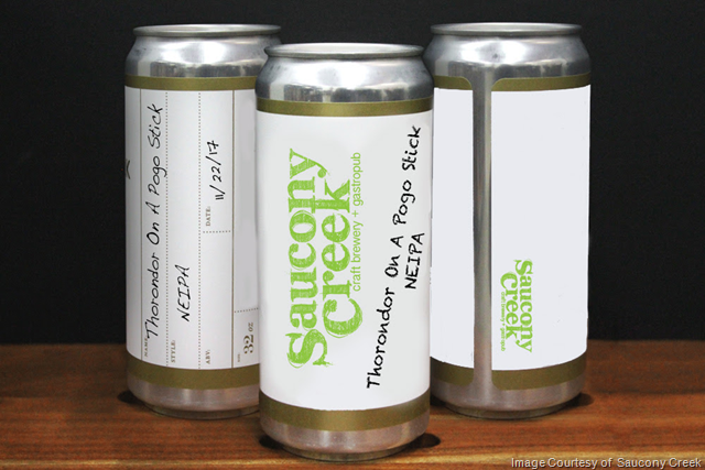 Saucony Creek brewing Announces Crowler Sales