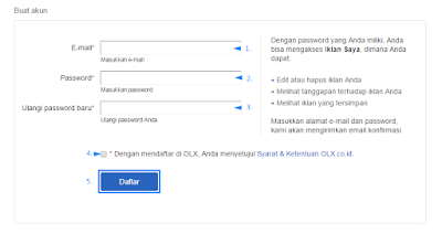 Cara Mudah Mendaftar Dan Membuat Akun di OLX.co.id Terbaru