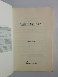 Salah Asuhan (Abdoel Moeis)