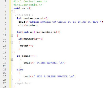 Find Prime Number in C++ Programming