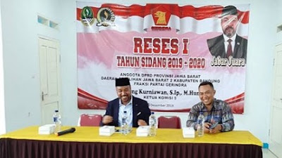 Laksanakan Reses I ,  Dadung : Masyarakat Pengalengan Sampaikan Aspirasi Pendidikan