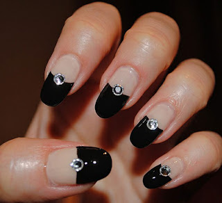 Black White Nail Art Designs