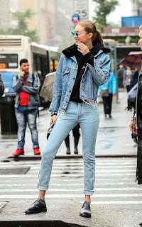 what a style in jeans and jacket