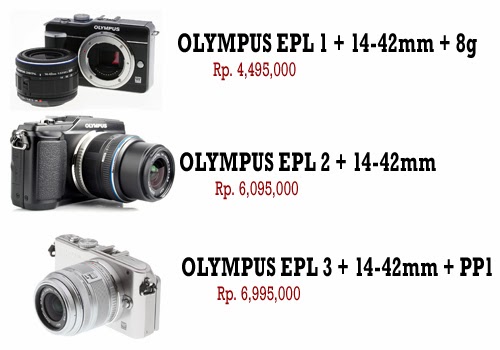 Brosur Daftar Harga Kamera DSLR Olympus Terbaru 2014
