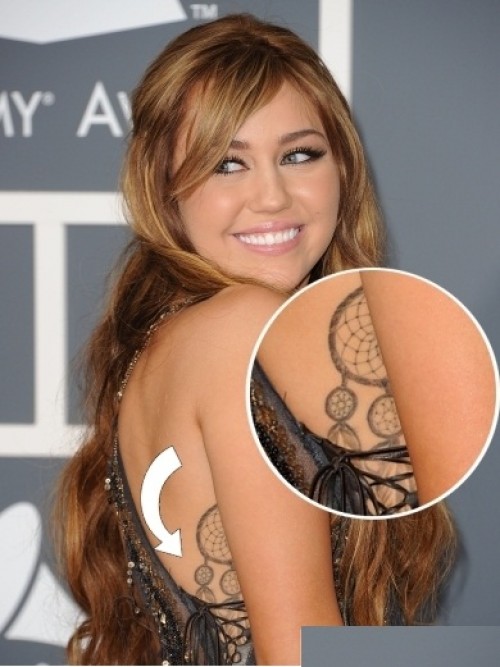Tattoos On Miley Cyrus