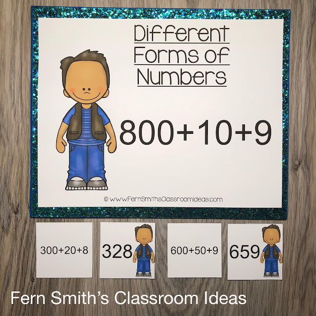 Download this Second Grade Math Different Forms Of Numbers Resource Bundle to Use in Your Classroom Today!