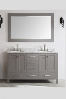 grey bathroom vanity 