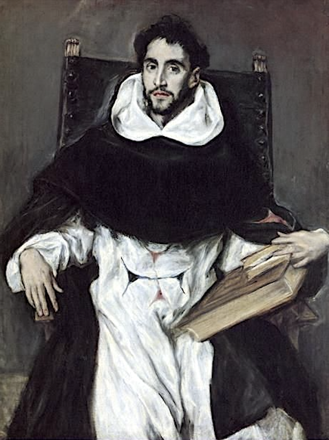 El Greco (1541-1614) Portrait du Frère Felix Hortensio Paravicino, c.1605. Museum of Fine Arts, Boston