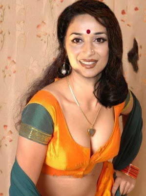 madhuri dixit boobs