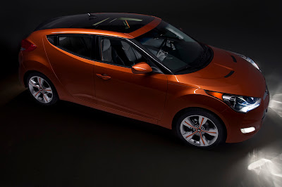 2012 Hyundai Veloster Orange Color Side