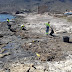 Medio Ambiente retira 1.500 kilos de plásticos y otros residuos arrastrados a las playas de Calnegre por las fuertes lluvias