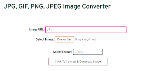 JPG, GIF, PNG, JPEG Image Converter