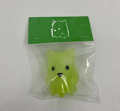 Ghostbear Green Swirl Glow in the Dark Edition Vinyl Figure by Luke Chueh x Munky King