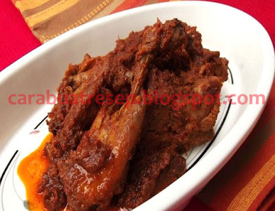 Foto Resep Rendang Ayam Padang Kering Sederhana Spesial Pedas Asli Enak