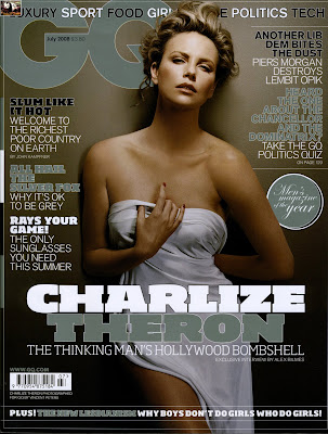 Charlize Theron GQ Magazine July 2008 Cover