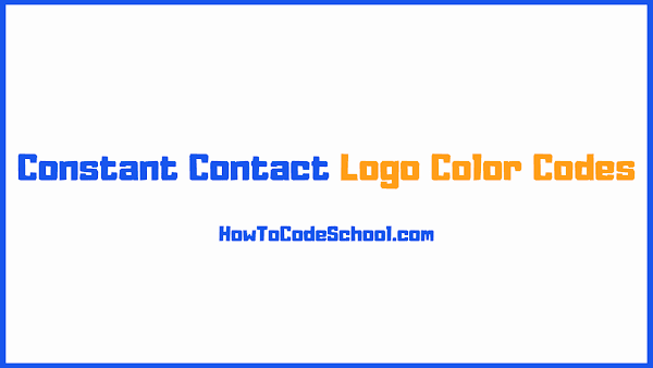 Constant Contact Logo Color Codes
