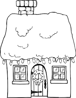 house coloring pages, free coloring pages