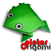 Origami Katak Lompat