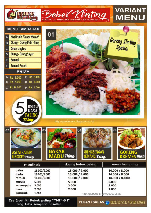 Contoh desain buku menu  jasadesain