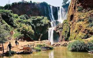 Tempat Wisata Air Terjun Ouzoud Maroko