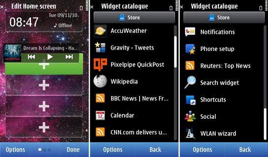 Widgets