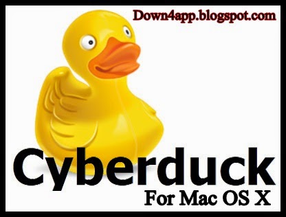 CyberDuck 4.6.5 For Mac OS X