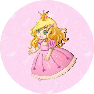 Blondie Princess, Toppers or Free Printable Candy Bar Labels.