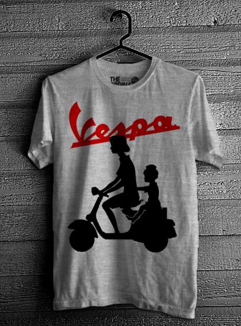  Desain  Baju Kaos  Vespa  Desain  Baju Kaos 